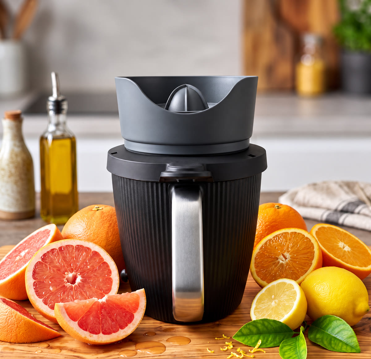 Wyciskarka do cytrusów na Thermomix TM7 – świeży sok z pomarańczy i grejpfruta