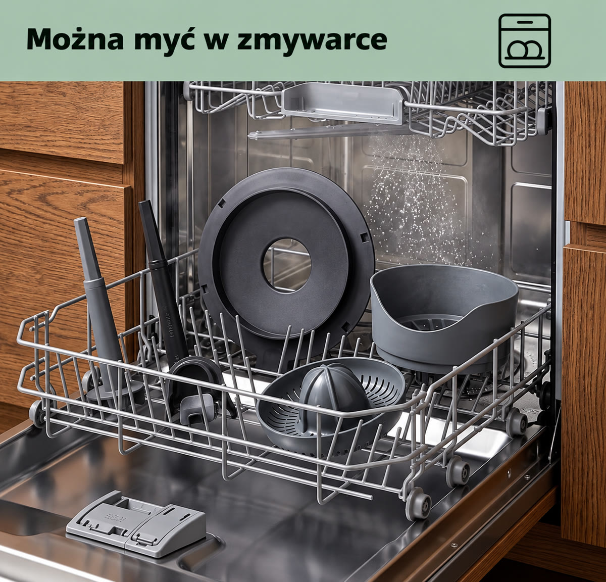 Wyciskarkę do cytrusów Thermomix można myć w zmywarce
